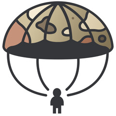parachute icon