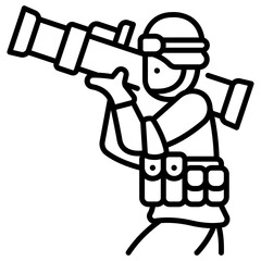 rocket launcher soldier icon