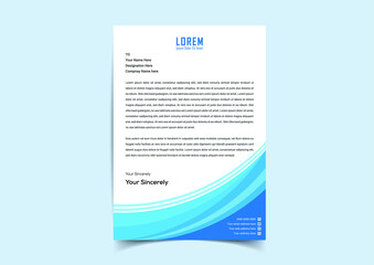 letterhead graphic design document template for business visual identity-