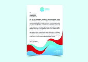 letterhead graphic design document template for business visual identity-