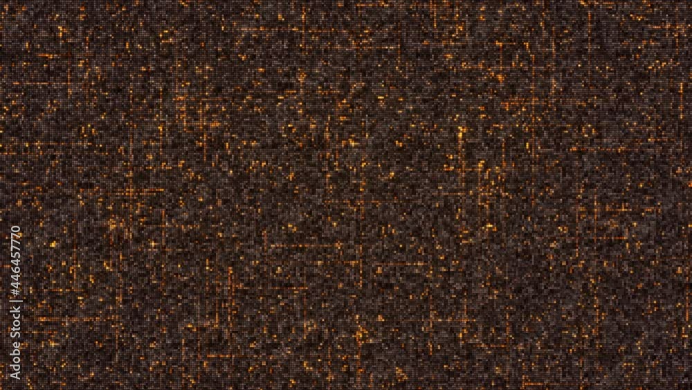Poster artificial intelligence and data mining concept. animation. deep learning of modern computer technol