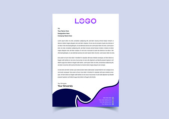 Creative modern business style letterhead templates design. Letterhead design for your Business, abstract, corporate, letterhead design