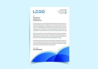 Creative modern business style letterhead templates design. Letterhead design for your Business, abstract, corporate, letterhead design