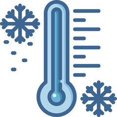 thermometer Two Tone icon