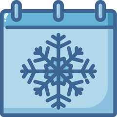 winter Two Tone icon