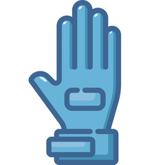 winter gloves Two Tone icon