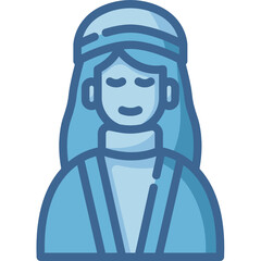 woman Two Tone icon