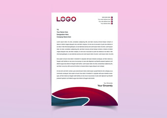 Creative modern business style letterhead templates design. Letterhead design for your Business, abstract, corporate, letterhead design