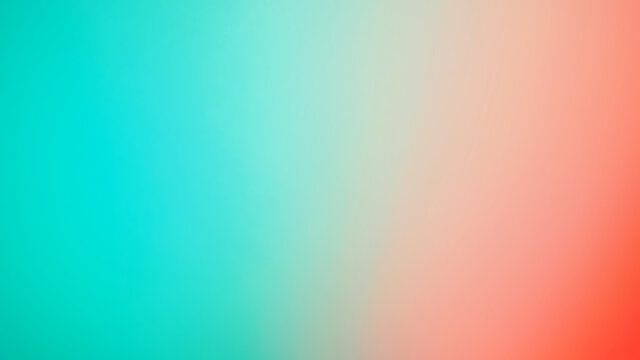  Gradient background. Multi color red and mint green or Tiffany Blue color background. Banner template.