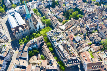 Obraz premium Zurich in summer