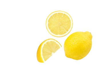 lemon isolated on white