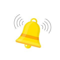 alarm bell icon vector