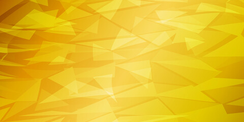 Golden Low Poly Triangle Dynamic Motion Background. Gold Abstract Texture Polygonal Vector Design.