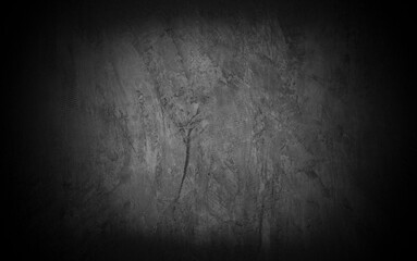 Old wall texture cement dark black gray  background abstract grey color design are light with white gradient background.