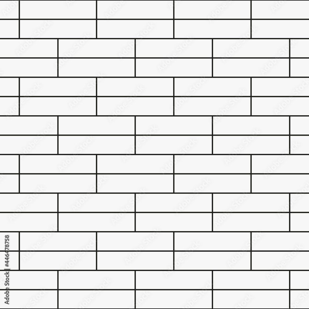 Poster Blocks mesh. Vector bricks grid pattern.