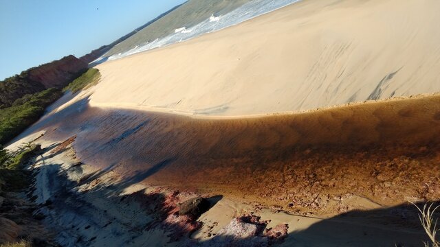 beach river sea sand sky off road bahia prado brazil