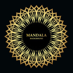 Fototapeta premium Golden arabis style islamic background 