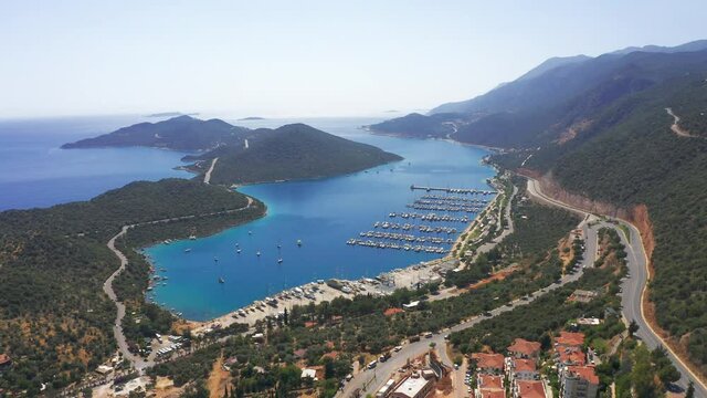 Aerial, Kaş, Turkey