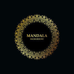 Mandala luxury background design