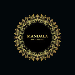 Luxury mandala  golden decoration Premium Vector background