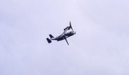 In flight