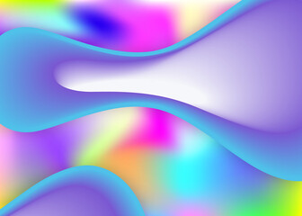 Fluid dynamic background with liquid shapes and elements.