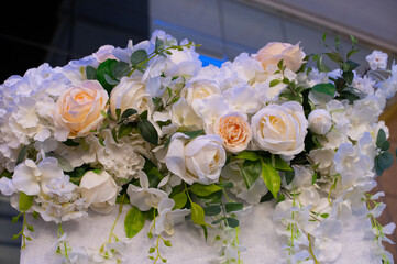 Wedding bunch of flowers beautiful love white day florist