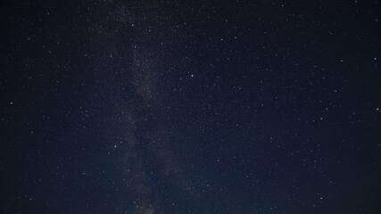 starry night sky on a warm summer night