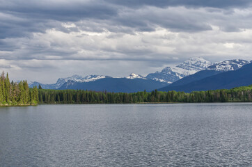 Pyramid Lake with Mount Edith in View