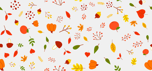 Autumn wallpaper, textile, decoration, texture, forest, print, pattern