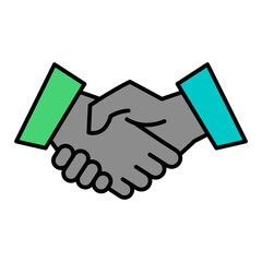 Hand shake icon