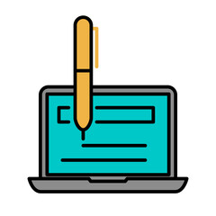 Online agreement icon