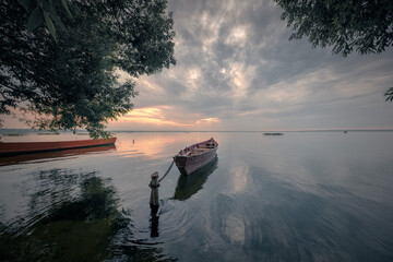 Boats At Sunset
Pleshcheyevo Lake, Pereslavl-Zalessky.