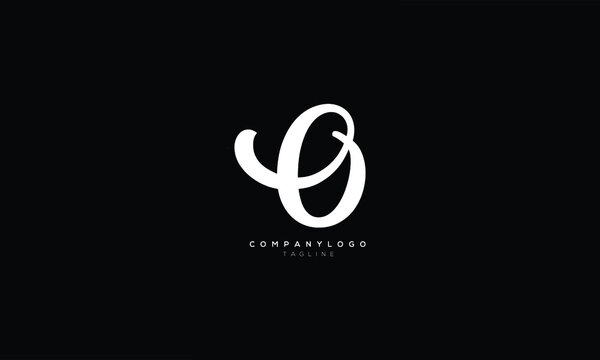 EO OE E AND O Abstract initial monogram letter alphabet logo design