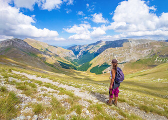 Monte Bove in Ussita (Italy) - The landscape summit of Mount Bove, nord and sud, in Marche region...