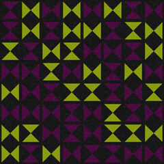 Fototapeta premium Abstract Geometric Pattern generative computational art illustration