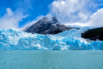 glacier Spegazzini between mountains, Patagonia, Argentina