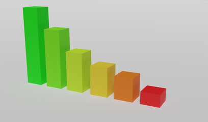 Finances Business decline graph down