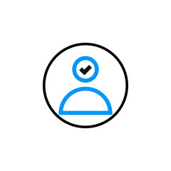 Obraz premium Human resources icon