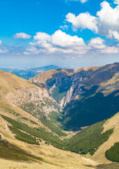 Monte Bove in Ussita (Italy) - The landscape summit of Mount Bove, nord and sud, in Marche region...