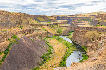 The Palouse River Canyon in Palouse Falls State Park.