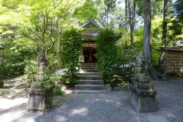 猿丸神社　拝殿　京都府宇治田原町