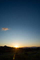 Obraz premium 美しい夕暮れの空 