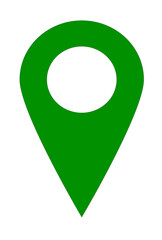 Green map pin - 446523197