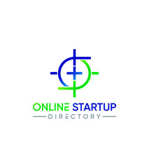 Online Startup Directory creative modern vector logo template  