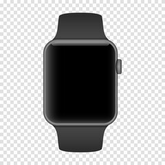 Realistic apple mockups, apple watch, modern watch, mockup, apple watch, apple mock up. EPS 10. Vector illustration