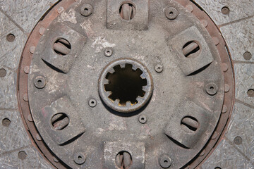Zoom View Clutch Disc and Spline Hole and Dust