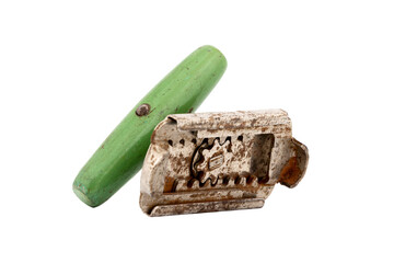 Antique Jar Opener On White Background