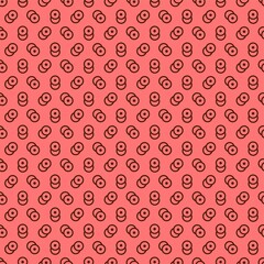 Abstract circular monochrome texture for prints, textile, wrapping, greeting card, banner, beauty and fashion