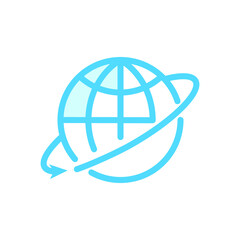 Illustration Vector Graphic of Globe icon